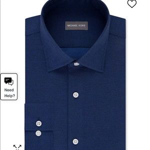 Men's Regular Fit Airsoft Stretch Non-Iron Performance Solid Dress Shirt